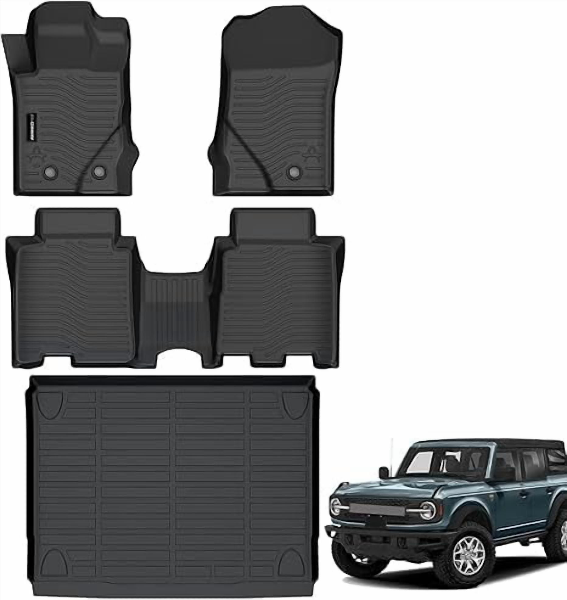 Auxko All Weather Floor Mats & Cargo Liner For BMW X3 2025 - TPE Material, Odorless, Anti-Slip