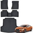 thumbnail image 1 of Auxko All Weather Floor Mats Cargo Mat Fit for Nissan Altima 2019-2025 2026 TPE Floor Liner Trunk Mat Altima Accessories All Season Odorless Anti-Slip Black, 1 of 8