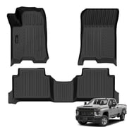 Auxko All Weather Floor Mats Fits for 2026 2025 2024 2023 Chevrolet/Chevy Colorado & GMC Canyon Liners Accessories Odorless Anti-Slip Floor Mats Colorado & Canyon Liners