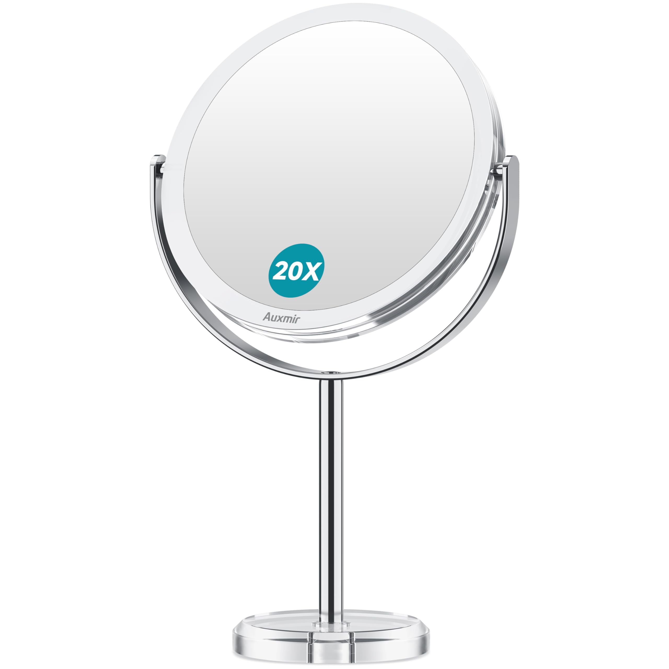 Auxmir Double Sided Magnifying Makeup Mirror, 20X / 1X Magnification