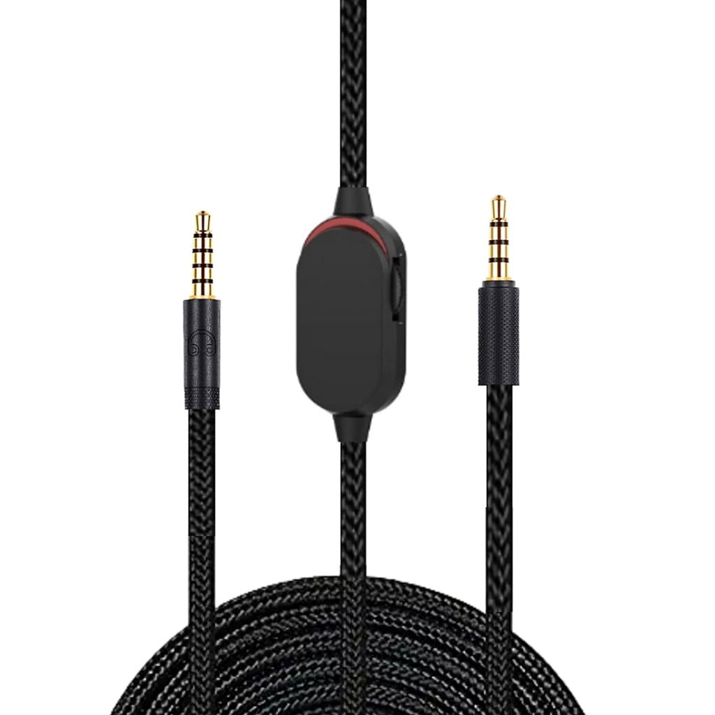 Câble De Remplacement 3,5mm 2M Pour Casques Logitech G233 G433 GPRO GPROX - Avec Contrôle Volume Et Micro