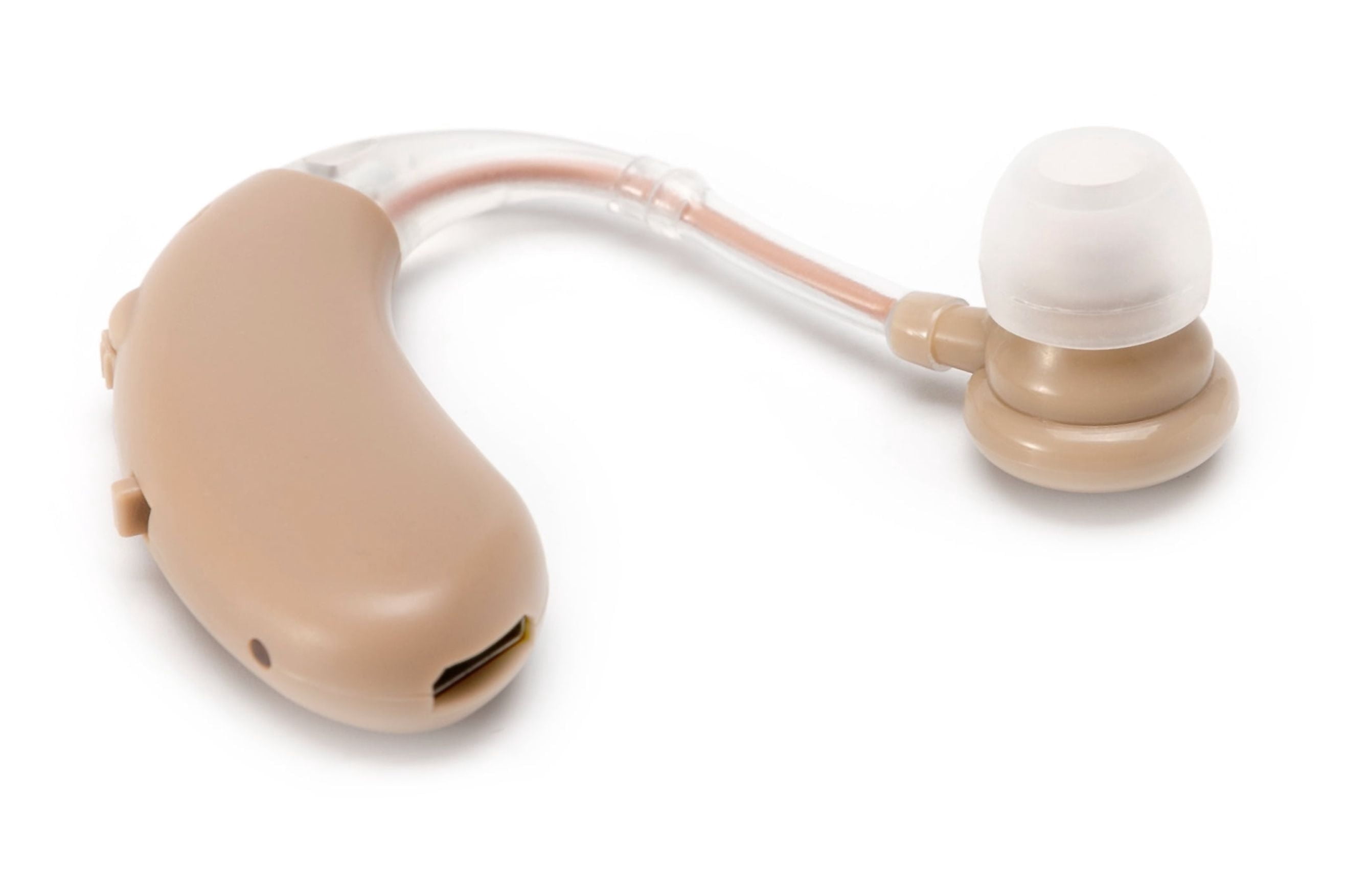 AuyeeSnc CIC Rechargeable Hearing Aid with Earbuds - US Chip, Auto On/Off, 3 Modes, 5 Volumes, 60+Hr Battery, Ergonomic Invisible Design