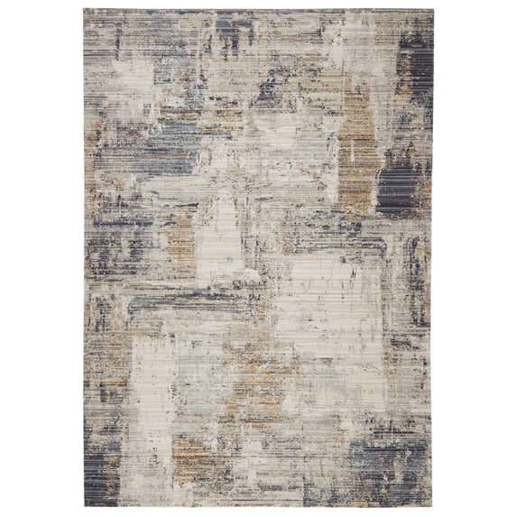 Ava Abstract Area Rug - Multi, 5'x7'6"