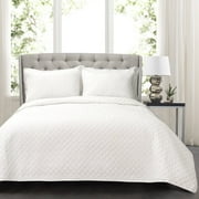 Ava Diamond Oversized Cotton Quilt Set by Lush Decor