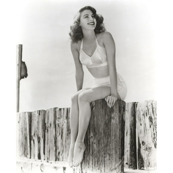 Ava Gardner Posed in Lingerie Looking Sideways Photo Print (24 x 30)