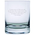 thumbnail image 1 of Ava Gardner Quote Etched Crystal Rocks Whisky Glass, 1 of 1