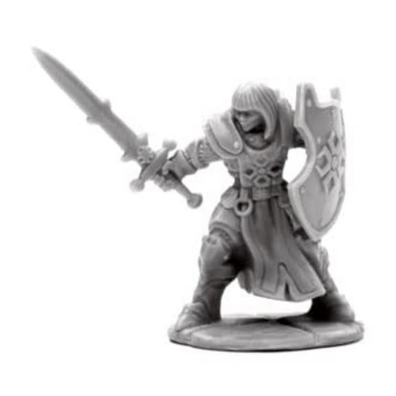 Ava Justinia Female Templar Miniature 25mm Heroic Scale Figure Dark Heaven Bones Reaper Miniatures
