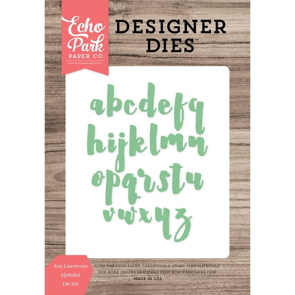Ava Lowercase Alphabet Large Die Set