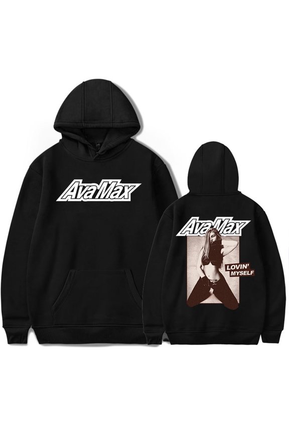 Ava Max Lovin Myself Merch Hoodies Women Men Long sleeve Fashion Casual Hooded Sweatshirts