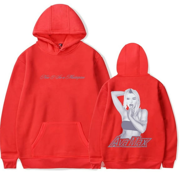 Ava Max Now I am a masterpiece Merch Hoodies Women Men Long sleeve Fashion Casual Hooded Sweatshirts