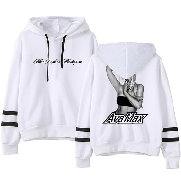 Ava Max Now I am a masterpiece Merch Men/Women Hooded Sweet Streetwear Hooded Long Sleeve