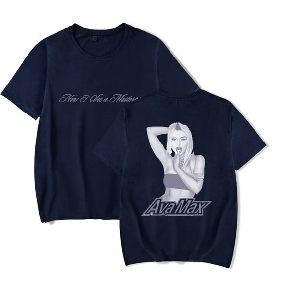 Ava Max Now I am a masterpiece T-shirts Merch Women Men Clothes Trend Casual Short Sleeve Top