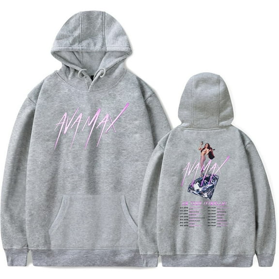 Ava Max On Tour Finally Merch Diamonds Dancefloors Hoodie Sweatshirt Logo Women/Men Hooded Longsleeve