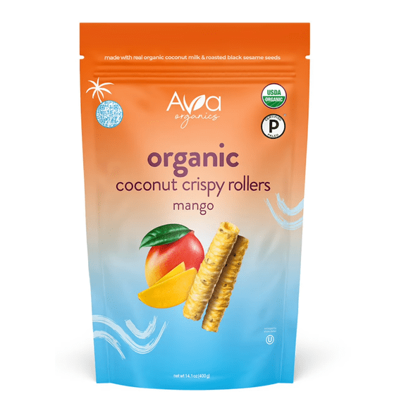 Ava Organics Mango Coconut Crispy Rollers, 14.1 oz.