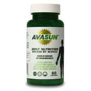 AvaSun, Joint Nutrition Backed by Science, Avocado Soy Unsaponifiable, 300Mg, 60 Day Supply, Bone Strength Supplements, Joint Supplements