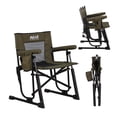 thumbnail image 1 of Avaar Outdoor Folding Rocking Camp Chair w/Cup Holder, 400lbs Capacity, Wild Green, 1 of 10