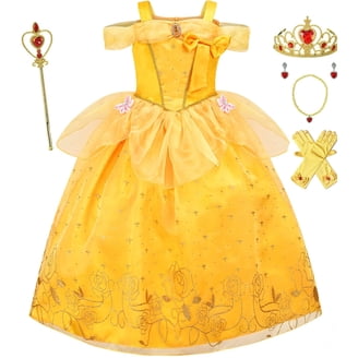 khaki dress American Girl® Disney Princess Belle Doll Story Bundle main image 0