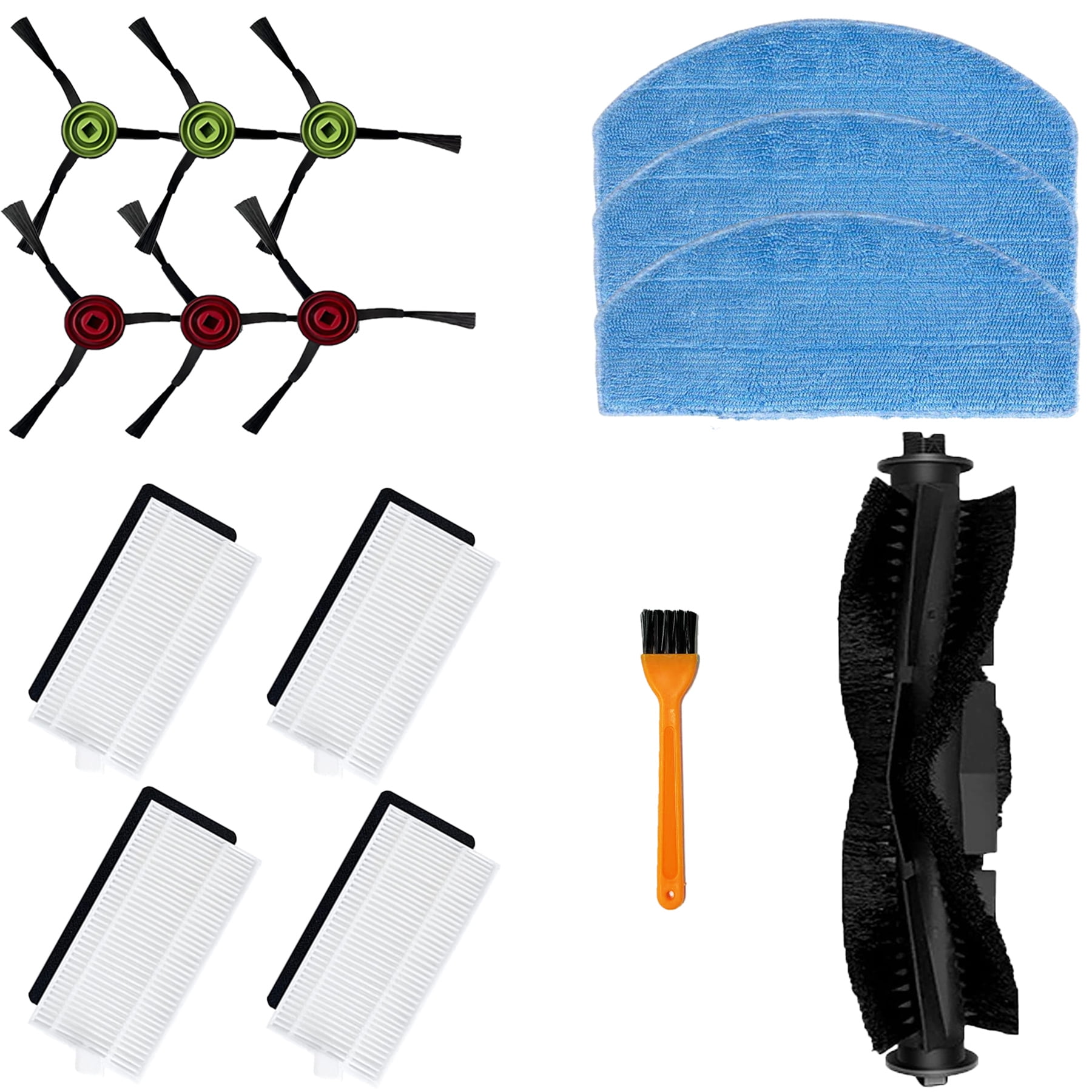 Lot De 10 Filtres Pour Robot Aspirateur Tikom G8000 / Honiture G20 / Laresar Evol 3 – Lavables, Réutilisables – Entretien Facile