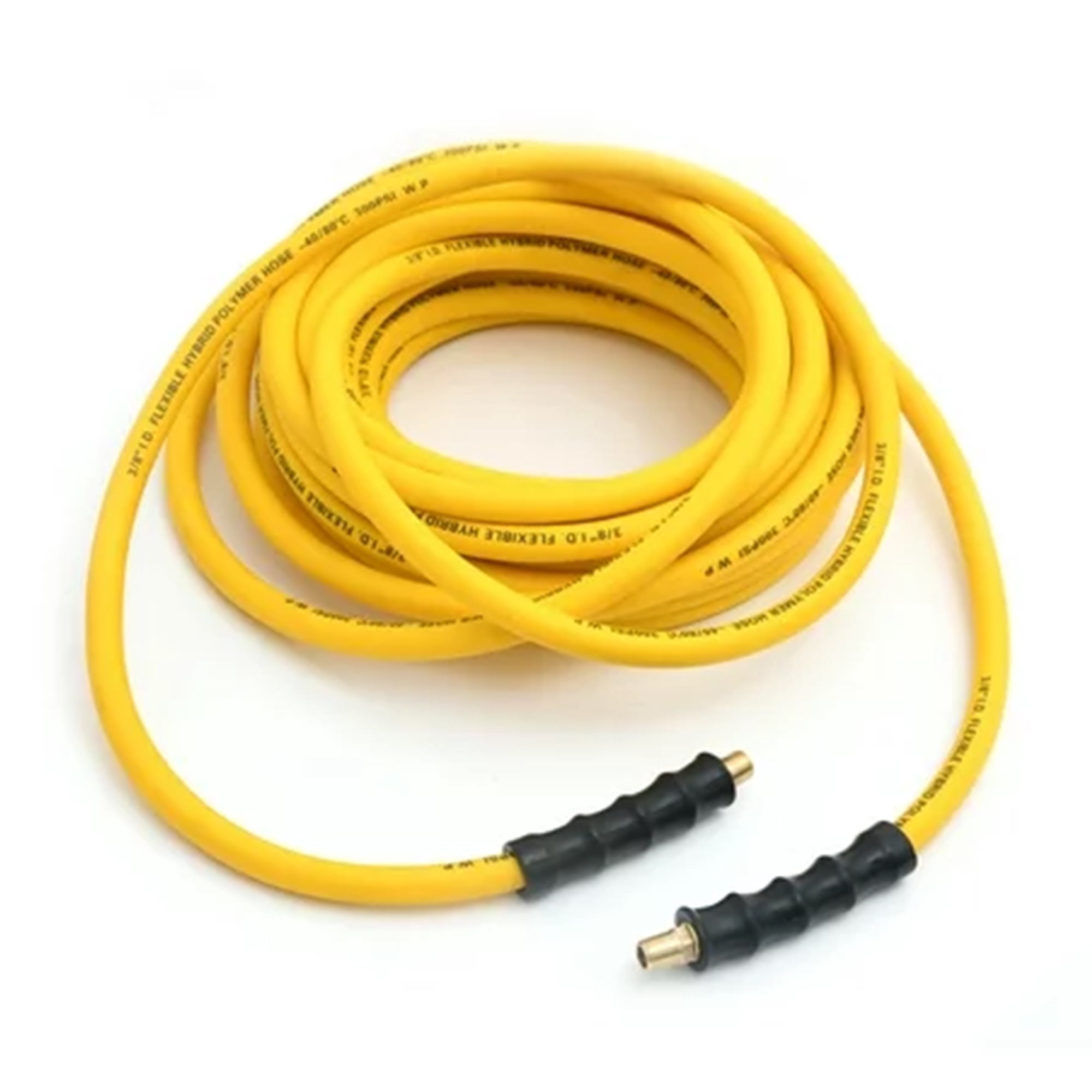 Avagard Hybrid Air Hose 3/8" x 25 ft, 300 PSI, Lightweight Flexible Air Compressor Hose with Fittings, Kink Resistant, Oil Resistant Class B, Ozone & UV Resistant