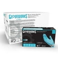 thumbnail image 1 of GLOVEWORKS Blue Nitrile Disposable Gloves Size XX-Large, 1000 Count, Medium-Duty, 1 of 7