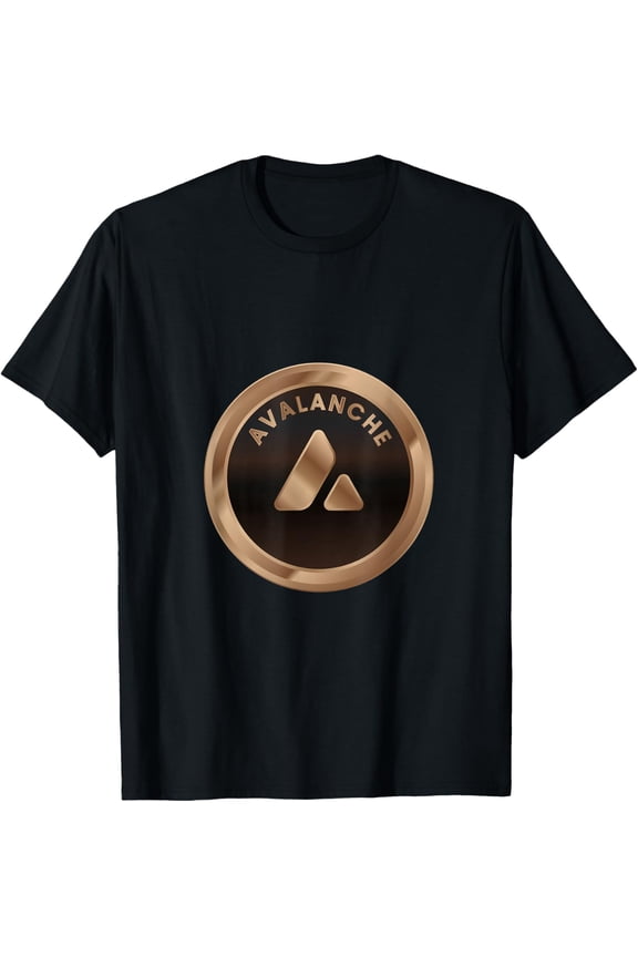 Avalanche AVAX Logo Image Cryptocurrency Coin T-Shirt