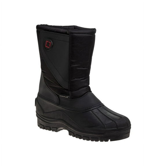 Avalanche Adult Men Waterproof Snow Boots - Black, 13