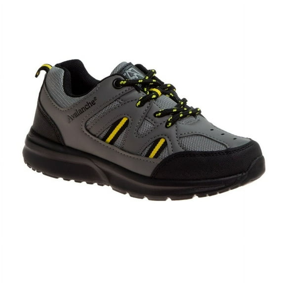 Avalanche Boys Casual Sneakers - Grey/ Black , Size: 11