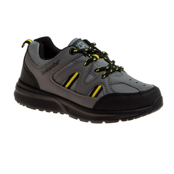 Avalanche Boys Casual Sneakers - Grey/ Black , Size: 13
