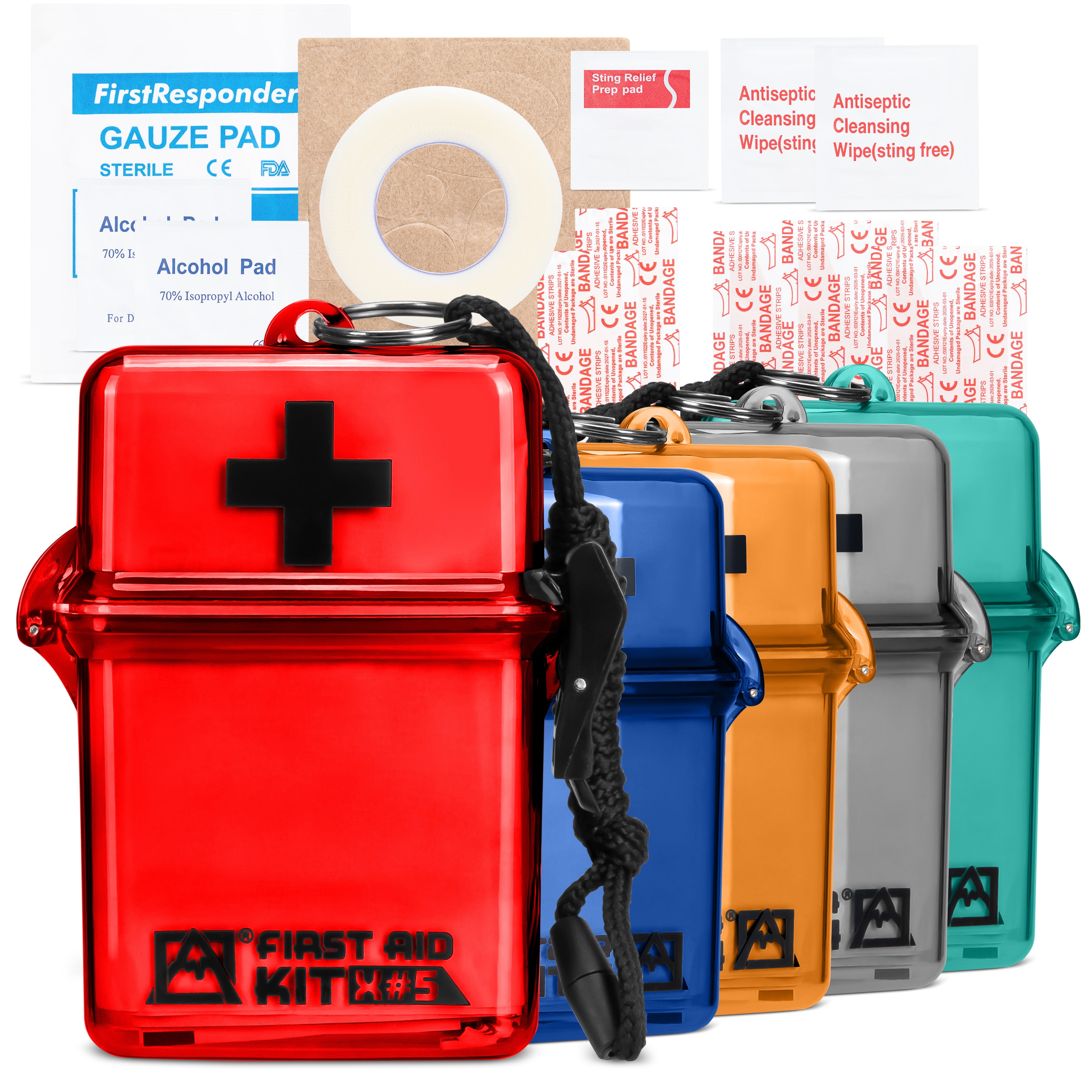 Avalanche Camping Mini First Aid Kit, 30 PCS