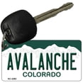 thumbnail image 1 of Avalanche Colorado State License Plate Novelty Metal Key Chain KC-2283 3" x 1.5" Key Chain (KC), 1 of 1