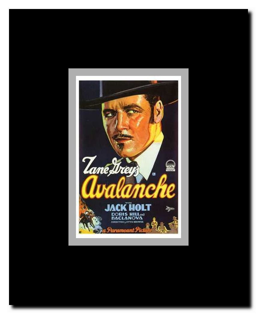 Avalanche Framed Movie Poster