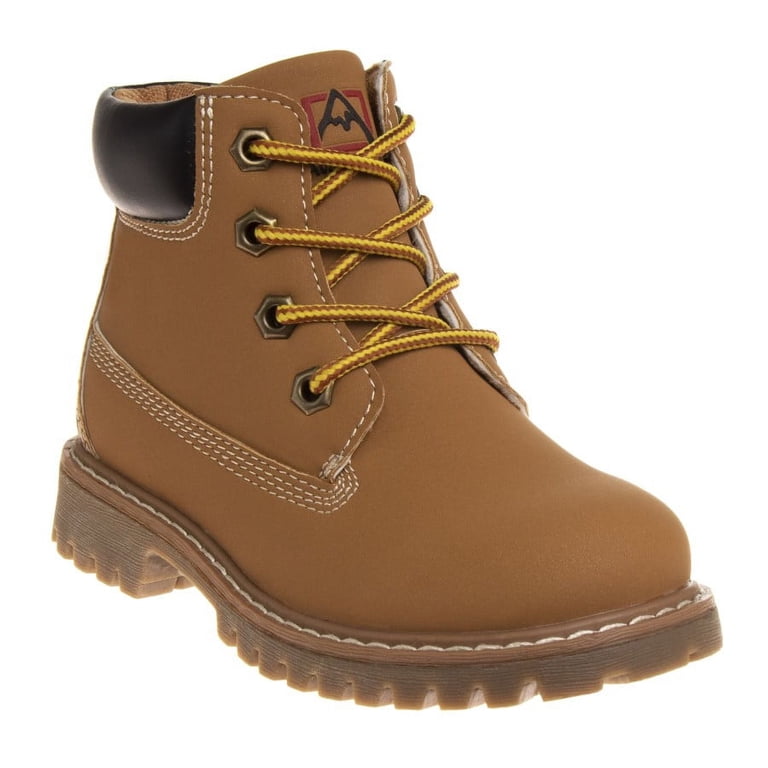 Avalanche Toddler Boys Hiking Boots - Lightweight Outdoor, Wheat