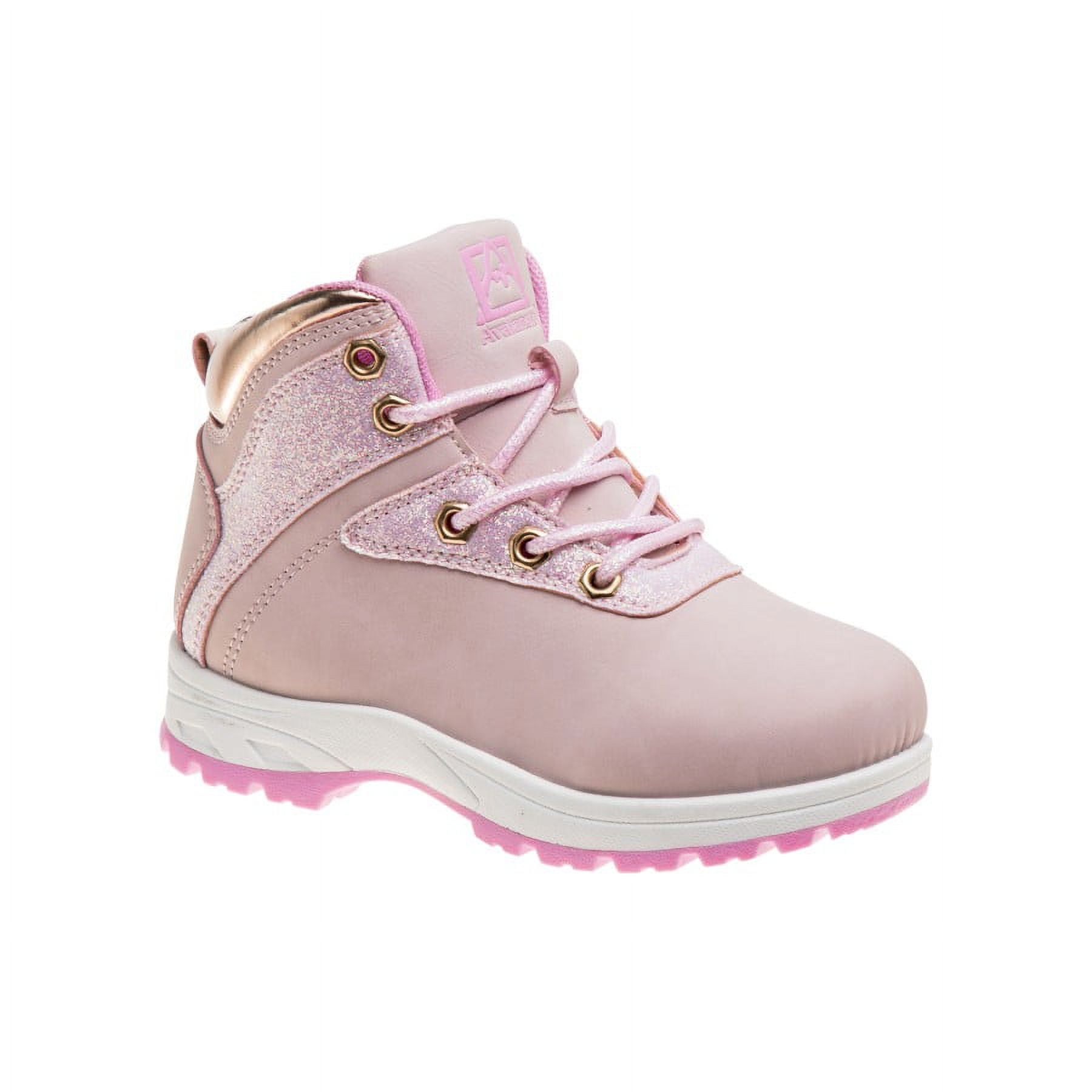 Avalanche Little Kidsgirls Hiker Sneaker Boots, Pink, 3