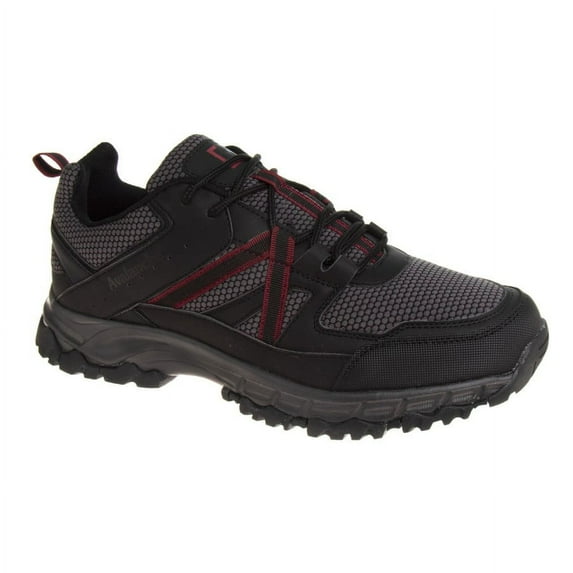 Avalanche Men Hiking Shoes - Black Red, Size: 11