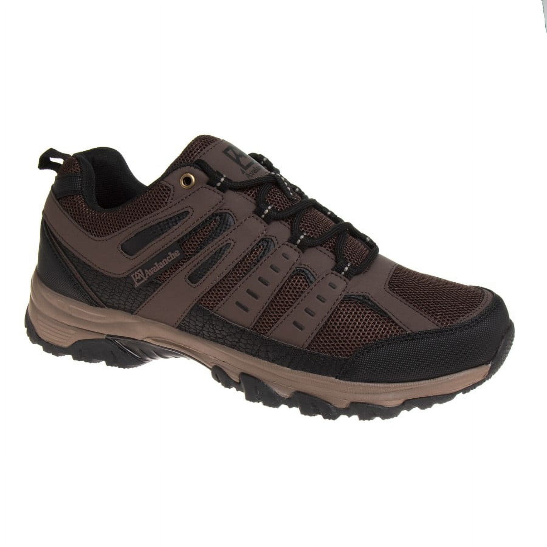 Avalanche Men Hiking Shoes - Brown, Size: 8.5