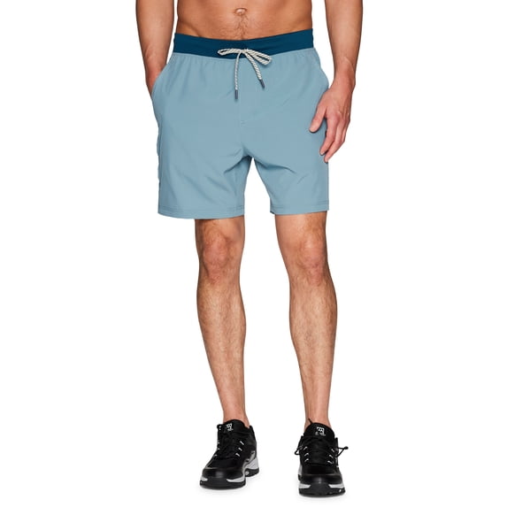 Avalanche Men's 7" Quick Drying Stretch Woven Hiking Gym Short With Back Pocket