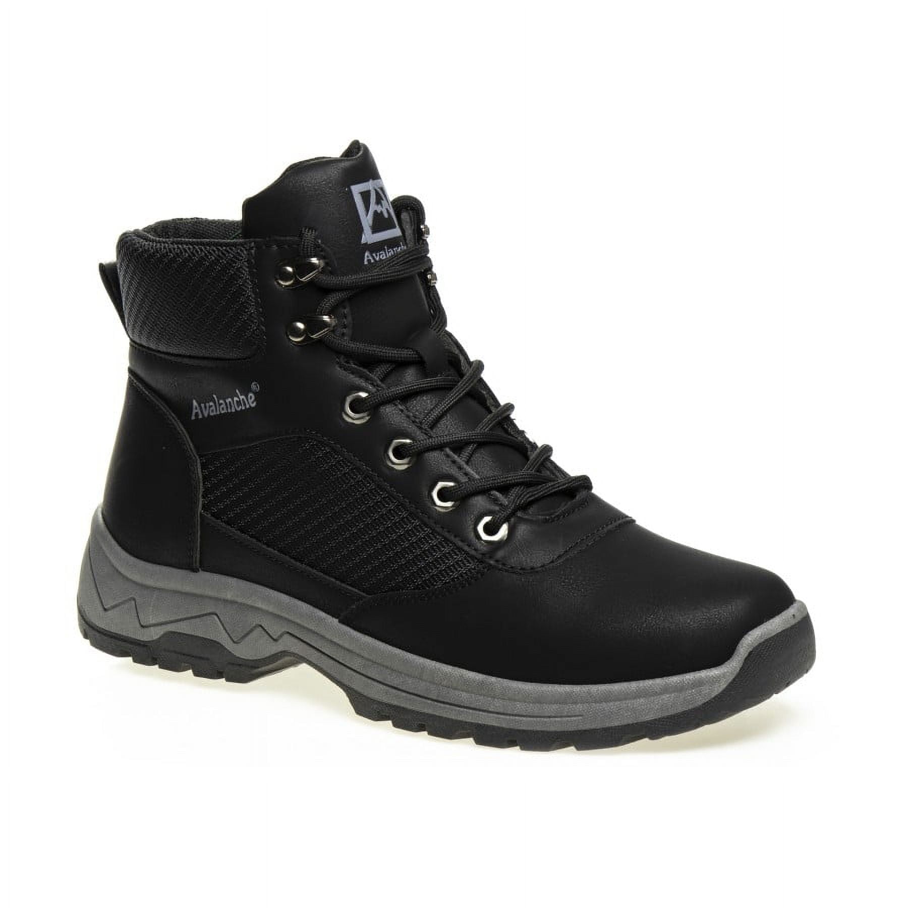 Avalanche Men's Casual Boots - Black, Size: 10.5