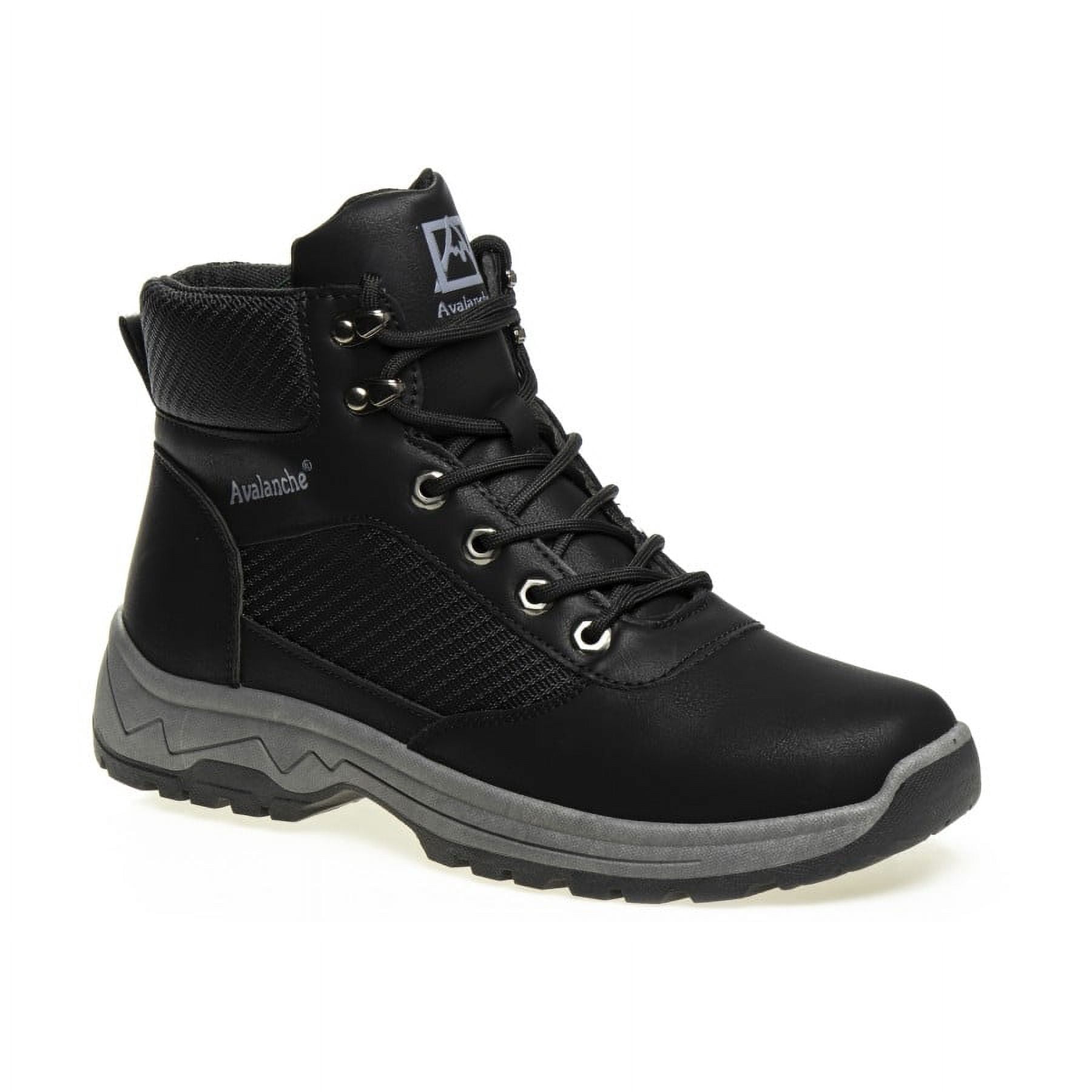 Avalanche Men's Casual Boots - Black, Size: 7.5