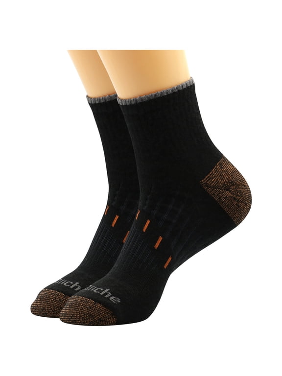 Men's Copper Infused Odor Resistant Quarter Crew Socks
