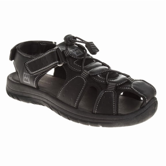 Avalanche Men'S Fishermen Sandals, Black, 8