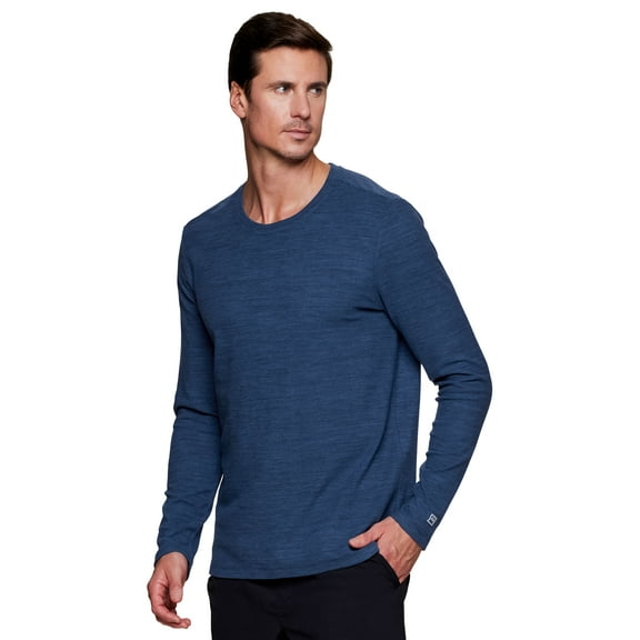 Avalanche Men's Lightweight Crewneck Fleece Pullover with Zipper Pocket