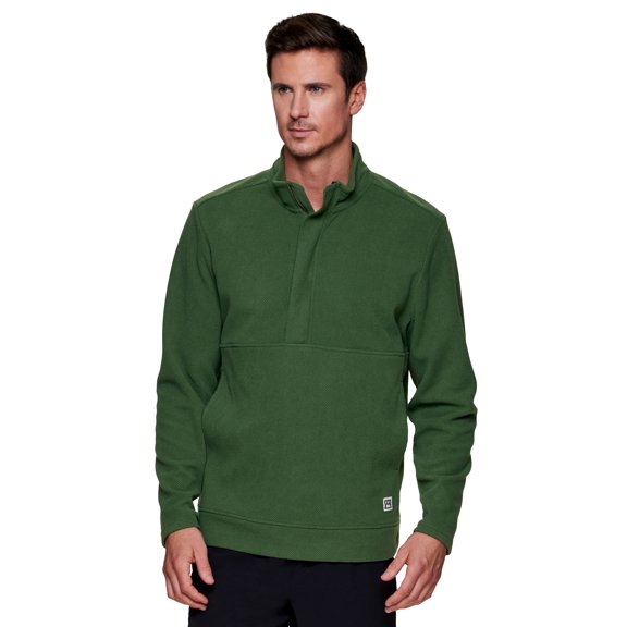 Avalanche Men's Lightweight Textured Fleece 1/4 Zip Sweatshirt with Pockets