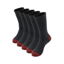 Avalanche Men's Outdoor Thermal Crew Socks 5-Pack