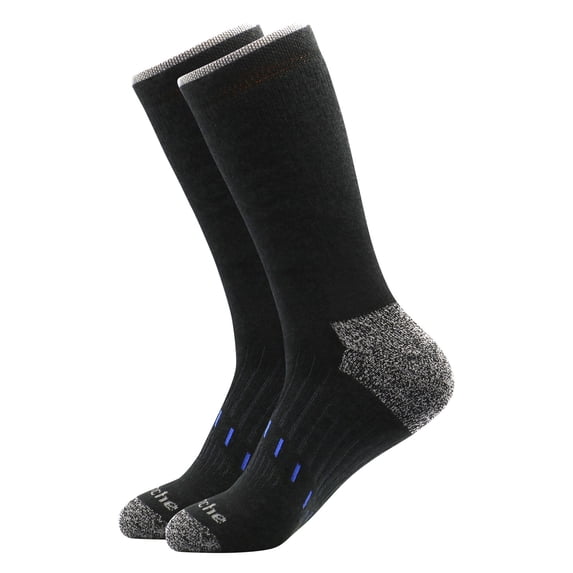 Avalanche Men's Quick Dry Merino Wool Blend Crew Socks