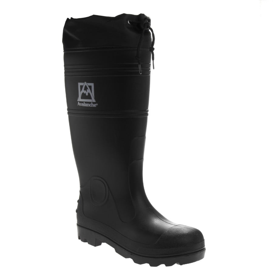 Avalanche Men's Rain Boots Black, Size 9