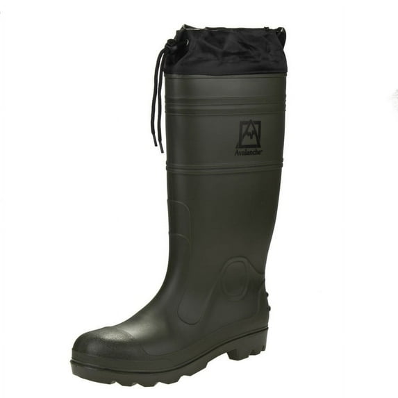 Avalanche Men's Rain Boots - Olive, size: 9