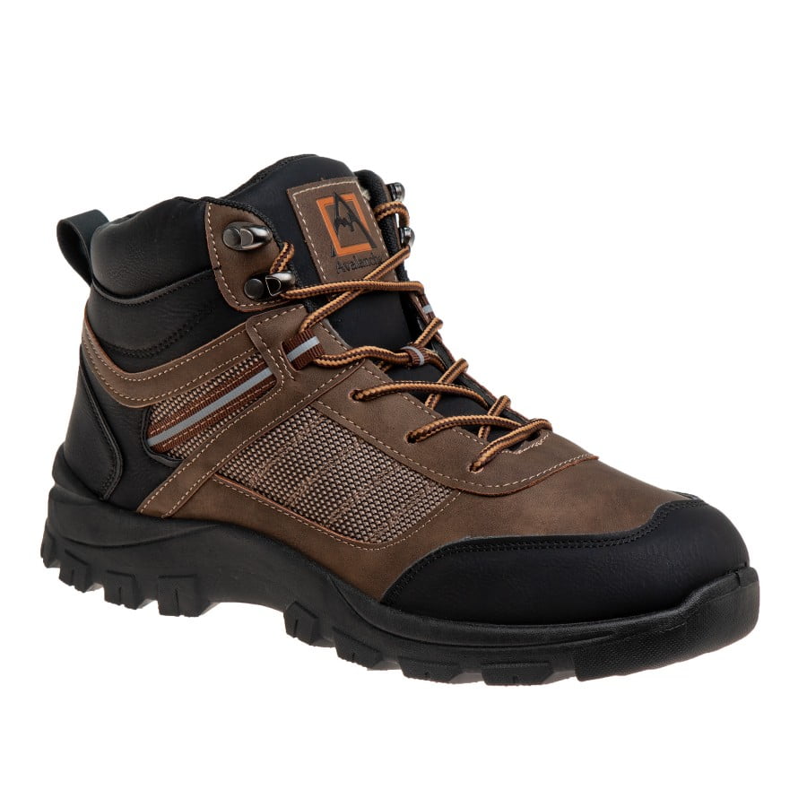 Avalanche Men's Shoes Hiking and Hunting Boots, Medium Closed Toe Brown, 9