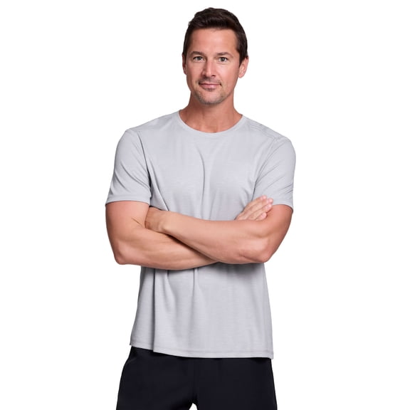 Avalanche Men's Short Sleeve Super Soft Heathered Slub Crewneck T-Shirt