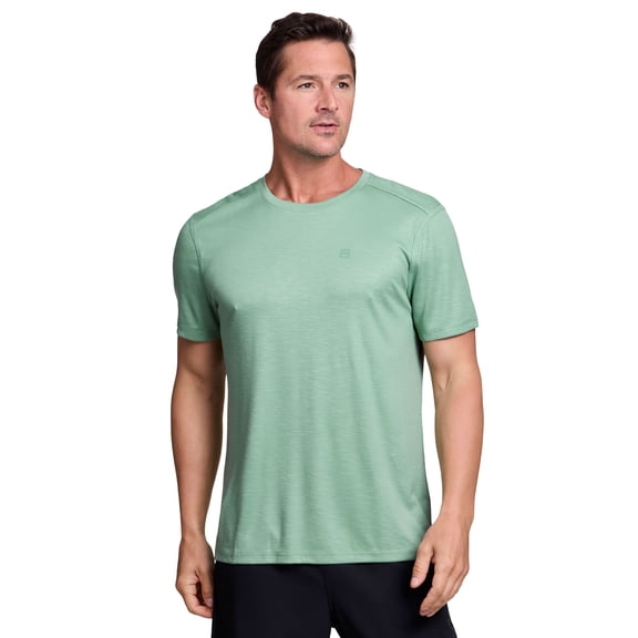 Avalanche Men's Short Sleeve Super Soft Heathered Slub Crewneck T-Shirt