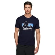 Avalanche Men's Sunset Logo Cotton Blend Crewneck Graphic Tee